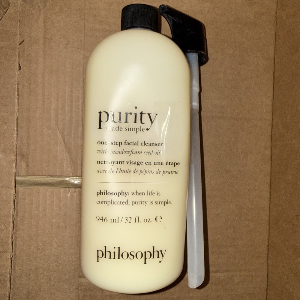 Philosophy Purity Made Simple One Step Facial Cleanser - 32 oz With Pump